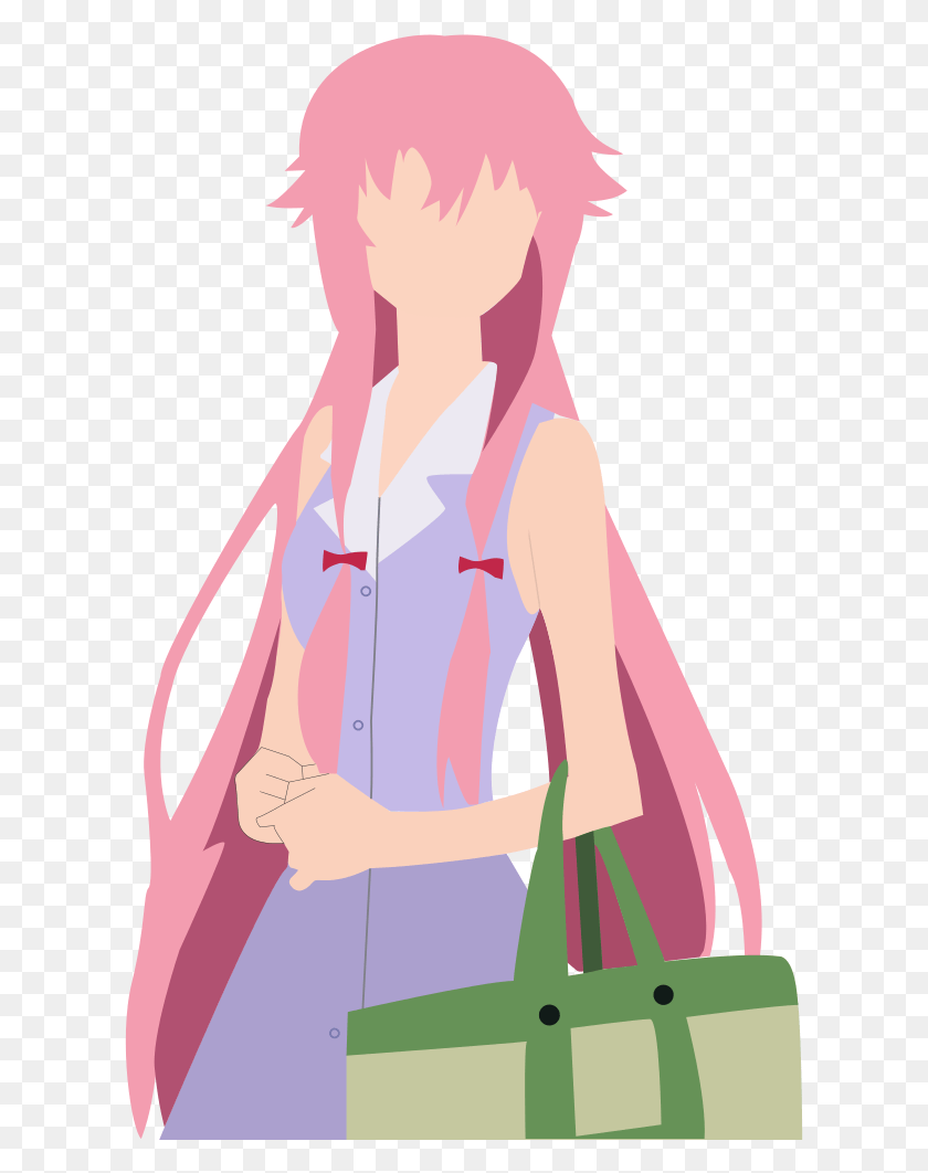 615x1002 File Yuno Gasai Svg, Clothing, Apparel, Sleeve HD PNG Download