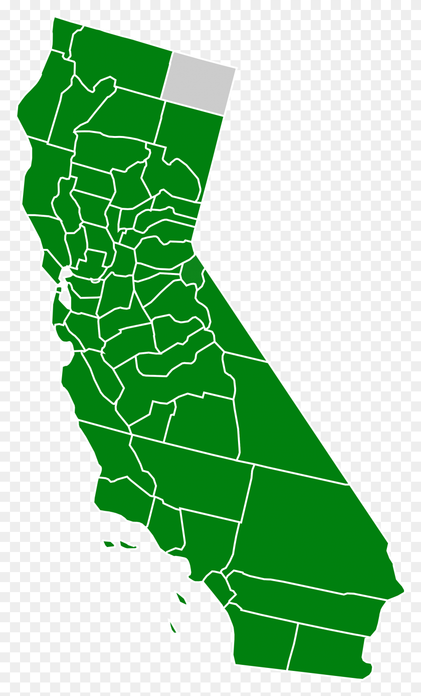 1802x3067 Filecalifornia Green Presidential Primary Election California Presidential Election Results By County, Plot, Map, Diagram HD PNG Download