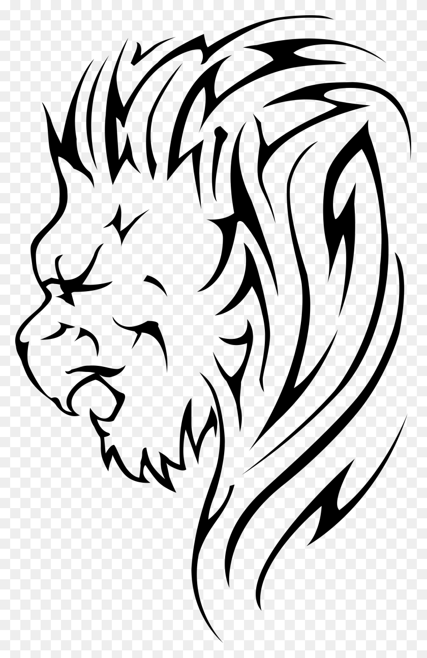 2000x3168 Filelion Vector By Vectorportal Lion Vector Transparent, Gray, World Of Warcraft HD PNG Download