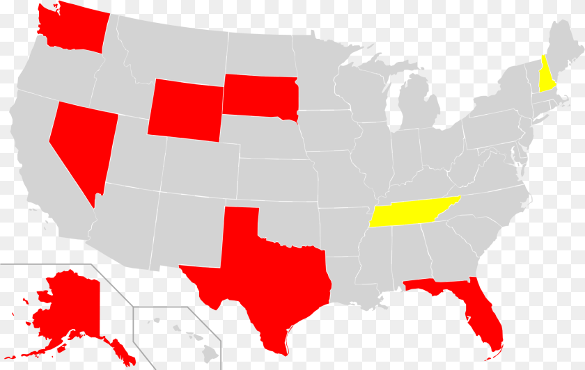 1936x1225 Filemap Of Usa Highlighting States With No Income Tax States That Allow Corporal Punishment In Schools 2018, Chart, Plot, Map, Atlas Transparent PNG