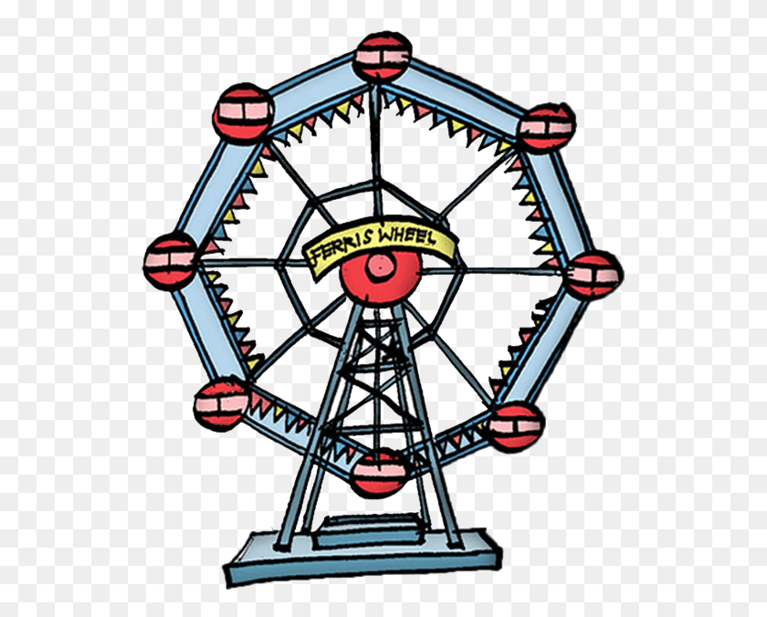 529x616 Filename Ferris Wheel, Patio Umbrella, Garden Umbrella, Amusement Park Descargar Hd Png