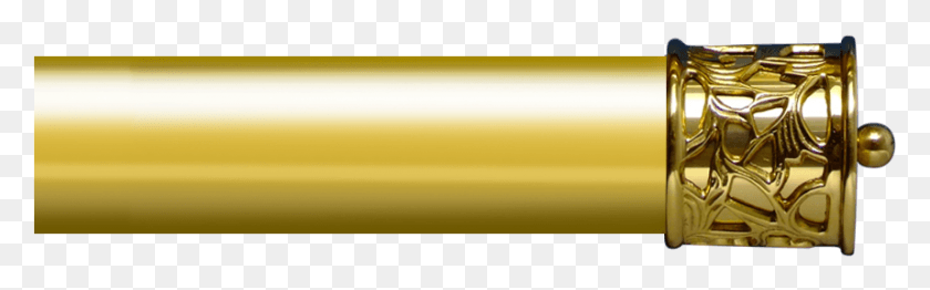858x223 Filigree End Cap Curtain Pole Caps, Weapon, Weaponry, Ammunition HD PNG Download