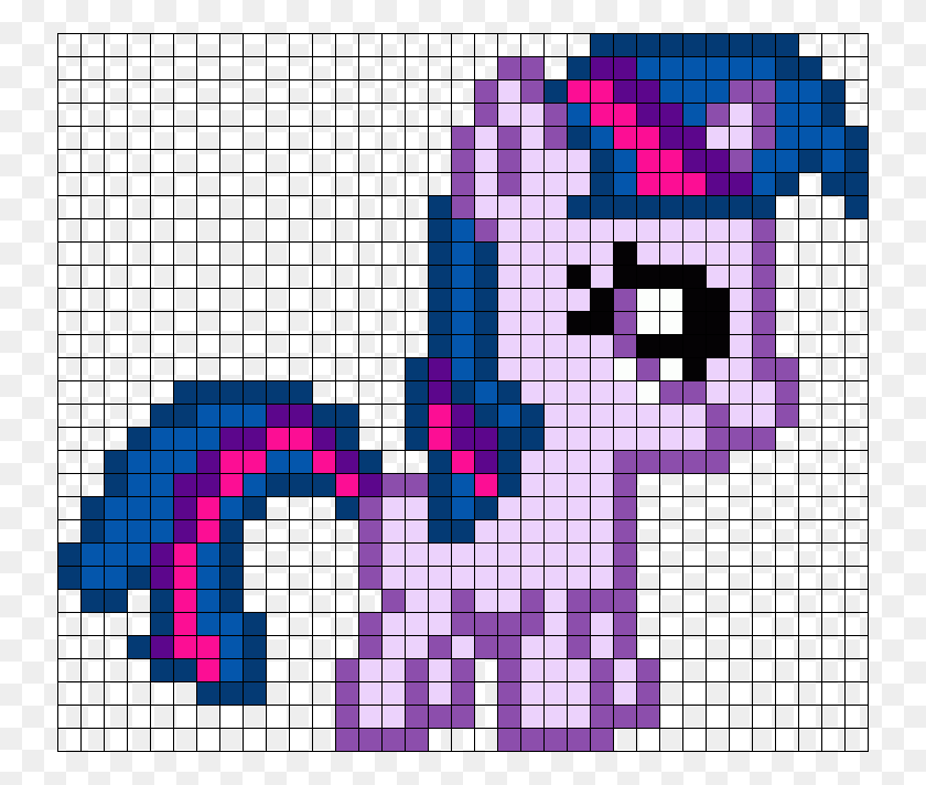 736x652 Filly Twilight My Little Pony Perler Bead Pattern Pixel Art Litle Pony, Game, Crossword Puzzle, Bush HD PNG Download