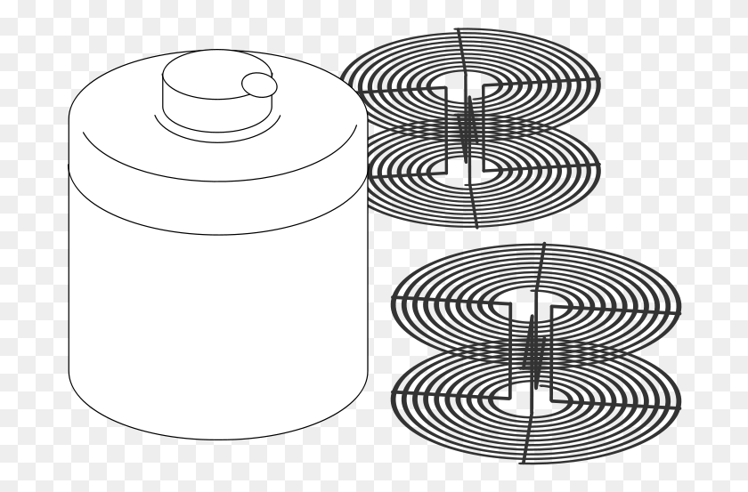 692x493 Film Developing Reel Line Art, Cylinder, Lamp Descargar Hd Png