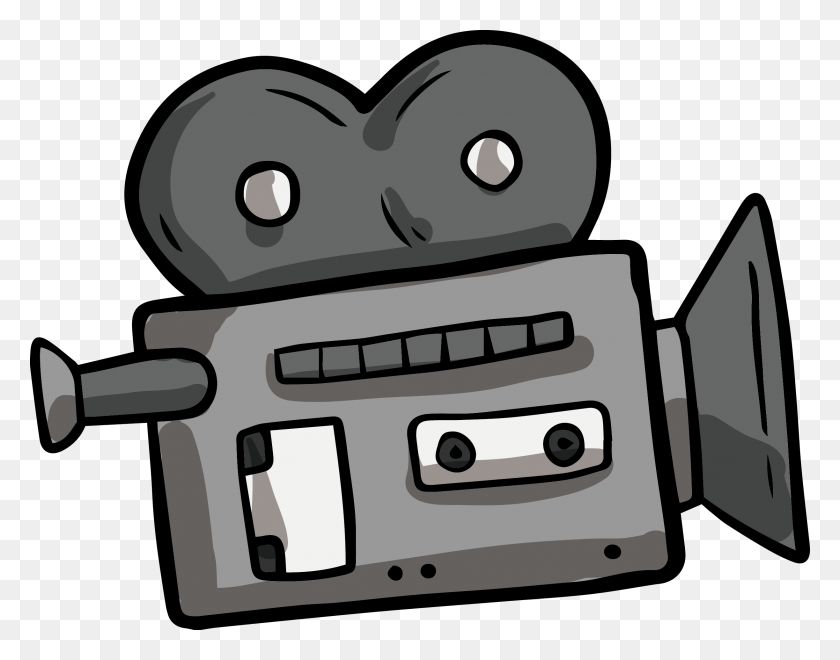 2446x1883 Film Slate Old Film Camera Cartoon, Robot HD PNG Download