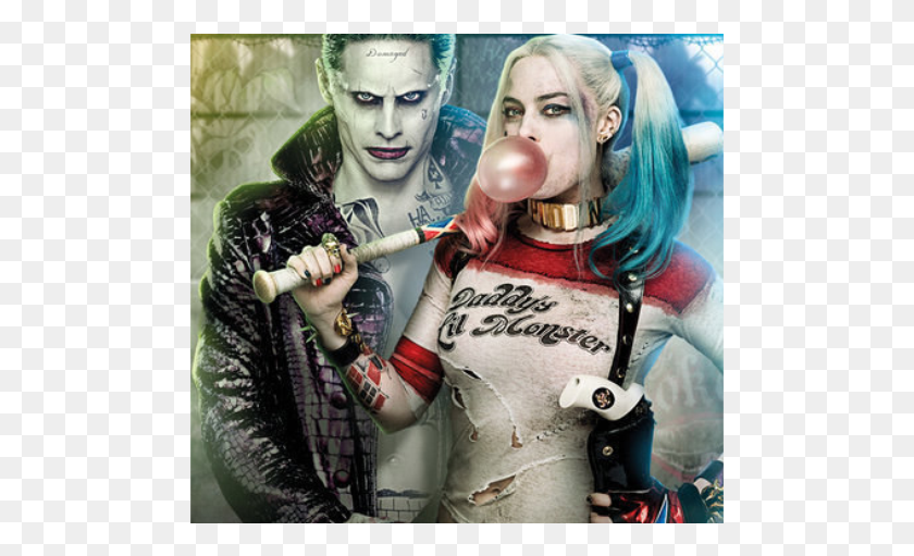 493x451 Filme Esquadro Suicida Harley Quinn Y ​​Joker Real, Disfraz, Persona, Humano Hd Png