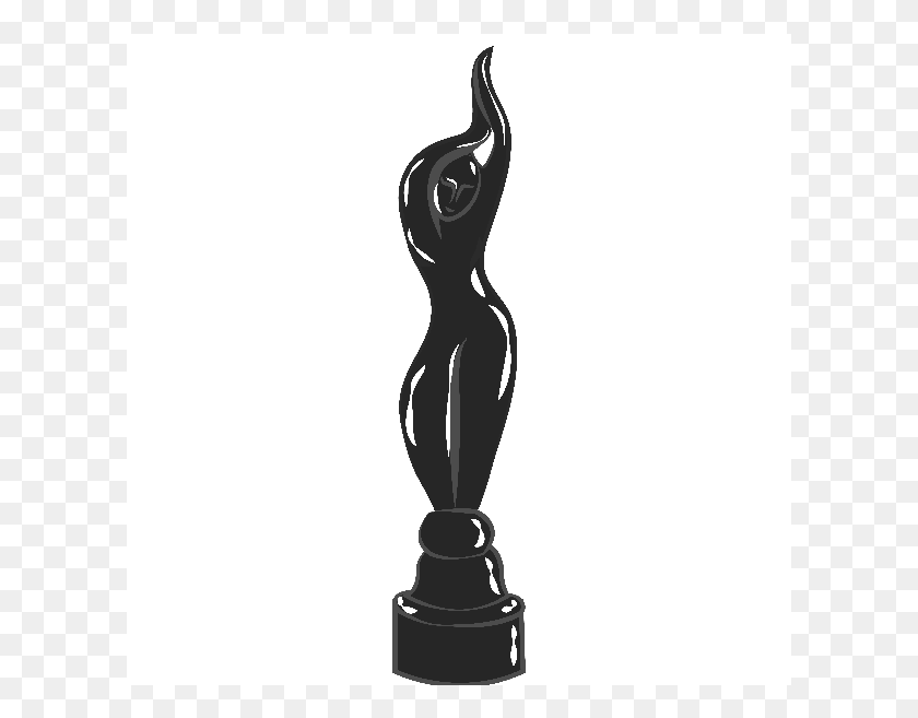 609x597 Премия Filmfare, Скульптура, Статуя Hd Png Скачать