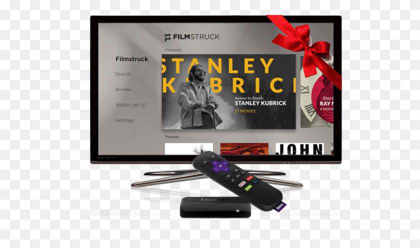 1200x673 Filmstruck Offers Roku Devices For Holiday Promotion Flyer, Person, Human, Electronics HD PNG Download