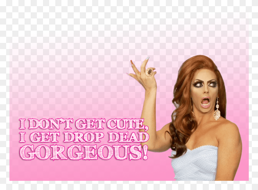 1081x777 Filteralyssa Edwards From Rupaul39s Drag Race Filter Girl, Person, Female, Clothing HD PNG Download