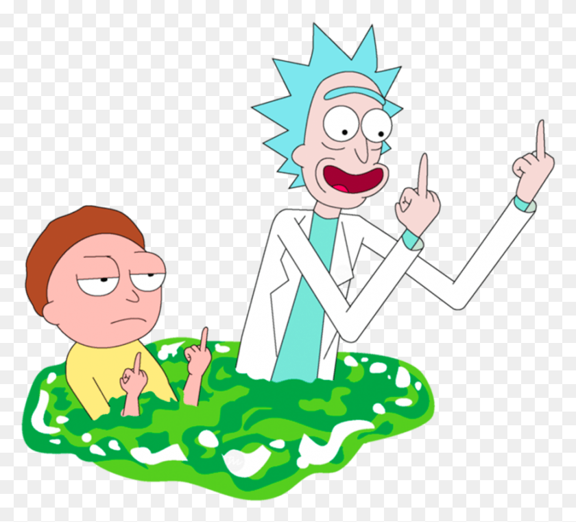 872x784 Descargar Png Filterfilter Fu Rick And Morty Rick And Morty, Persona, Humano, Artista Hd Png
