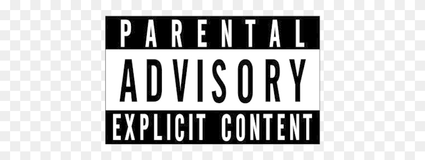 427x257 Filterparental Advisory Parental Advisory, Label, Text, Word HD PNG Download