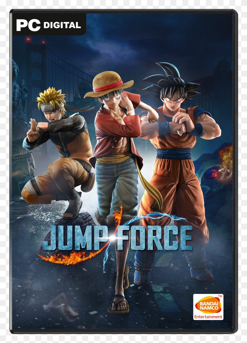 1572x2230 Final Box Art For The Game Has Been Revealed Too Featuring Ps4 Jump Force Pre Order HD PNG Download