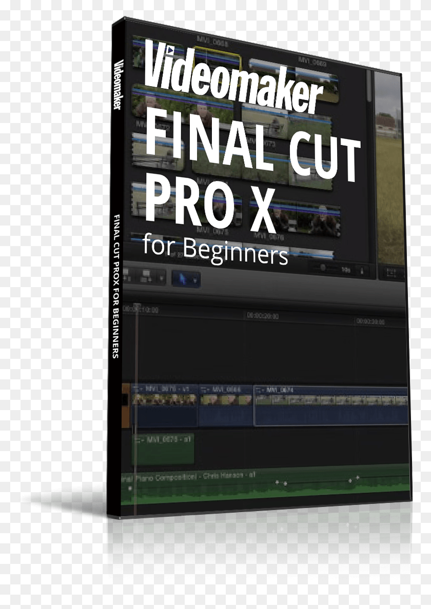 770x1128 Final Cut Pro X For Beginners Poster, Electronics, Monitor, Screen HD PNG Download