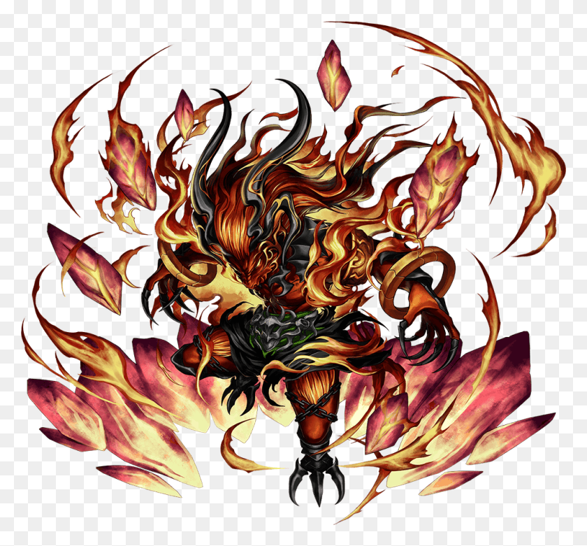 992x917 Final Fantasy Brave Exvius Ifrit, Dragon HD PNG Download
