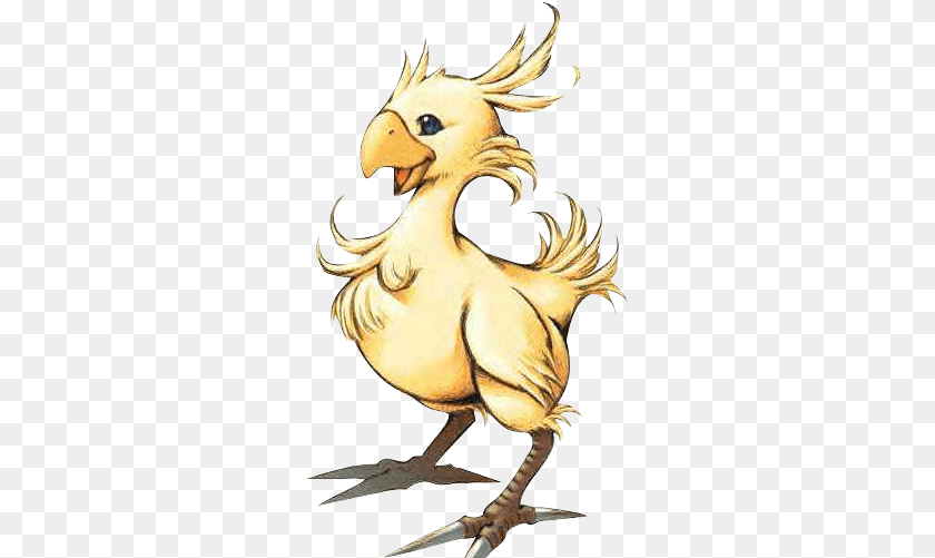 292x501 Final Fantasy Chocobo, Animal, Beak, Bird, Dodo Sticker PNG