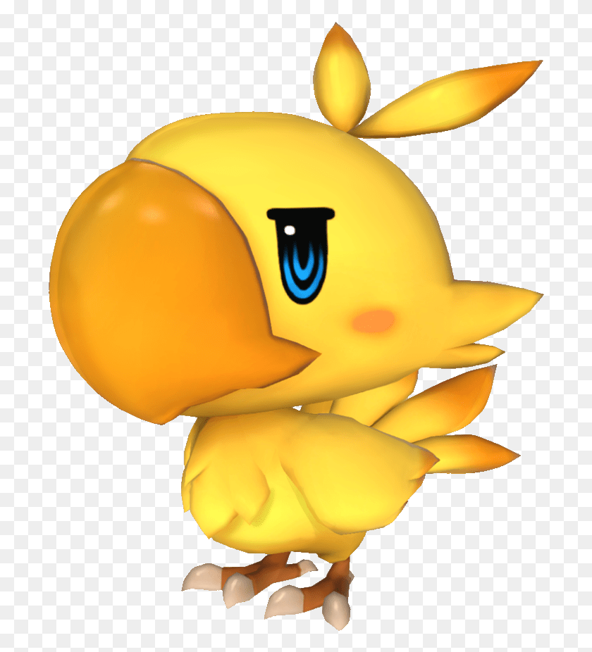 704x866 Final Fantasy Clipart Chocobo Chocobo World Of Ff, Animal, Angry Birds, Bird HD PNG Download