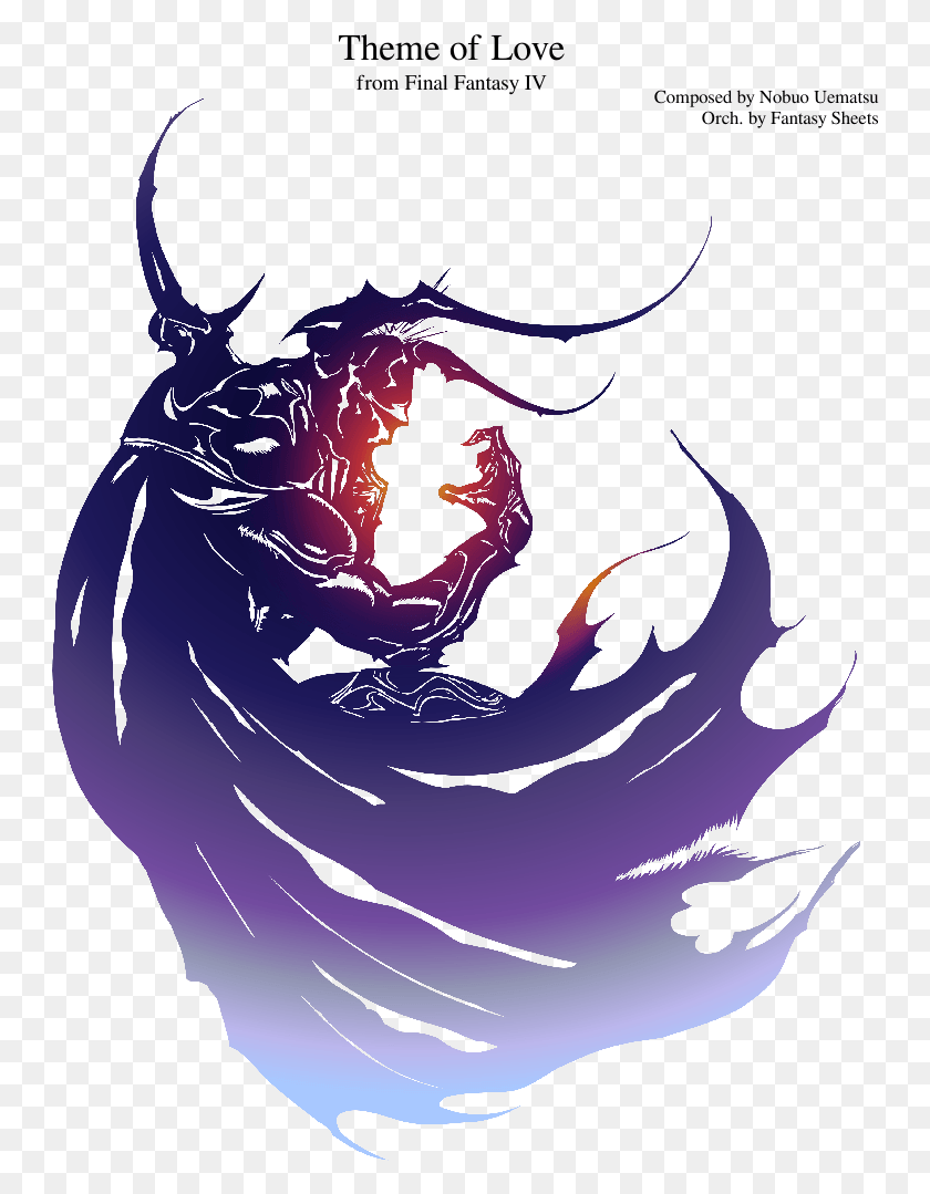 748x1019 Descargar Png / Final Fantasy Iv, Dragon Hd Png