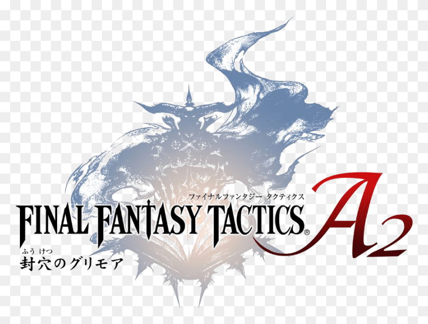 866x639 Final Fantasy Tactics A2 Logo Final Fantasy Tactics Ds A2 Rom, Symbol, Bird, Animal HD PNG Download