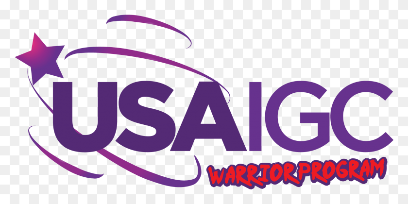 2058x950 Final Logo Warrior Usaigc Logo, Text, Alphabet, Word HD PNG Download