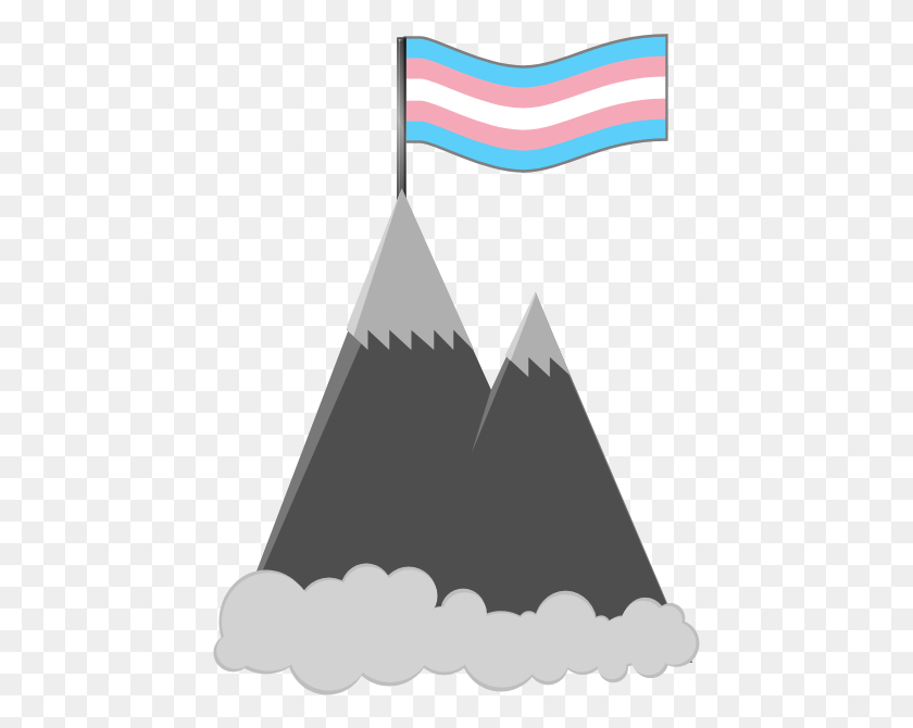 449x610 Finally Planted A Flag At Peak Trans Graphic Design, Triangle, Symbol, Metropolis HD PNG Download