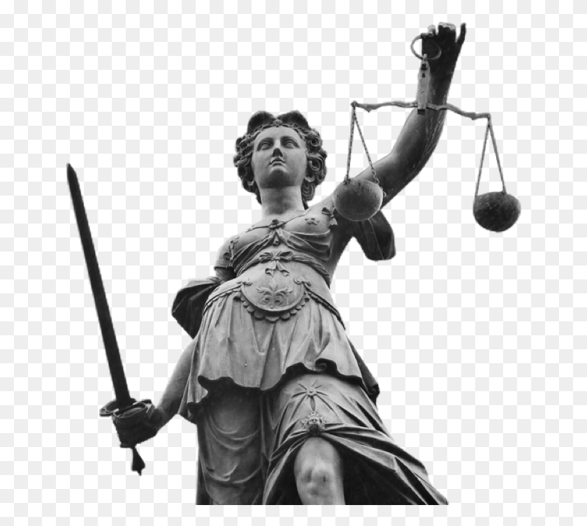 652x693 Financial Hardships Can Happen To Anyone Regardless Lady Justice Statue, Sculpture, Person HD PNG Download
