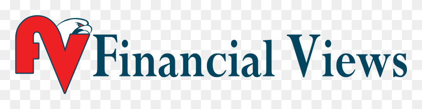 2380x485 Financial Views Logo Графический Дизайн, Текст, Слово, Алфавит Hd Png Скачать