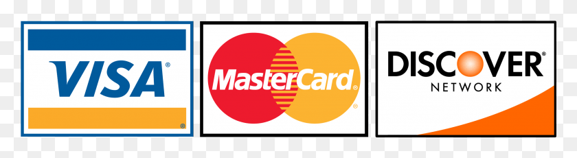 2437x532 Финансирование Visa Mastercard И Discover, Логотип, Символ, Товарный Знак Hd Png Скачать