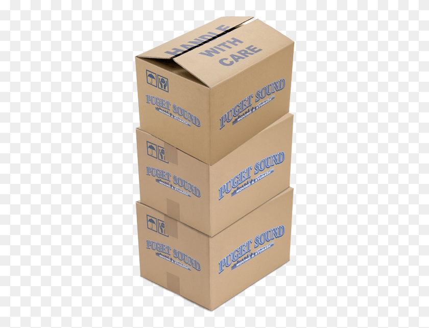 315x582 Descargar Png / Cajas De Mudanzas De Seattle Baratos Para Hacer Su Mudanza Más Caja De Cartón, Entrega De Paquete, Cartón Hd Png