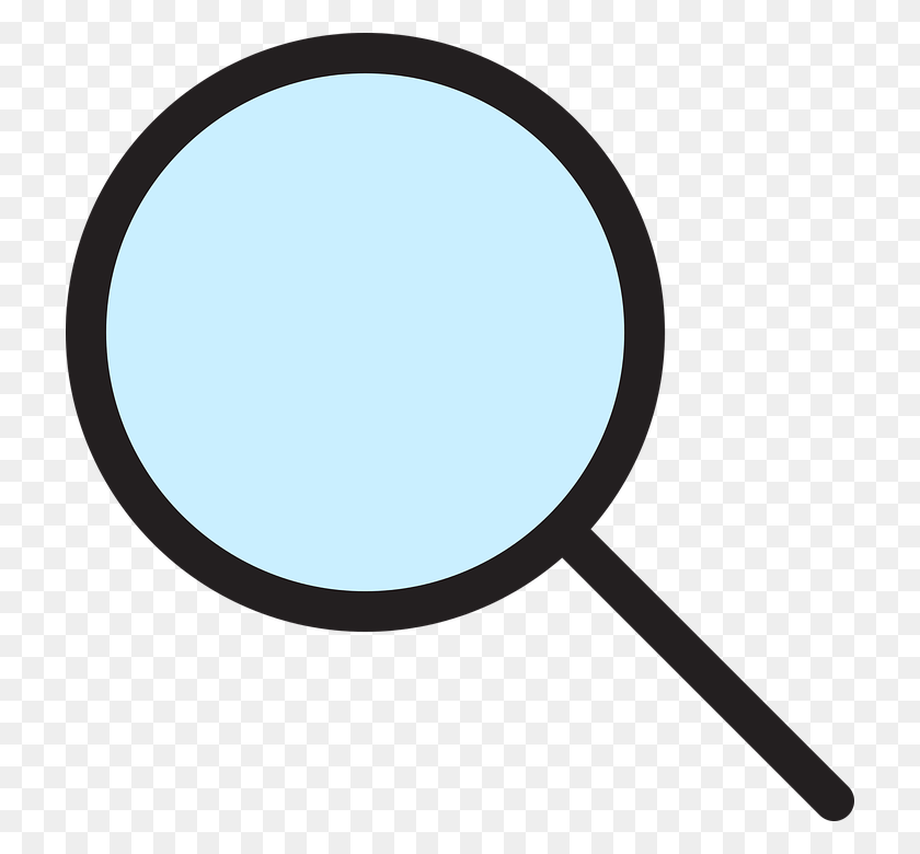 720x720 Find Free Vector Graphic On Pixabay Search Search Lens, Magnifying, Moon, Outer Space HD PNG Download