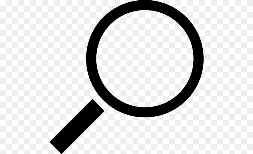 Find Search Icon, Gray Sticker PNG