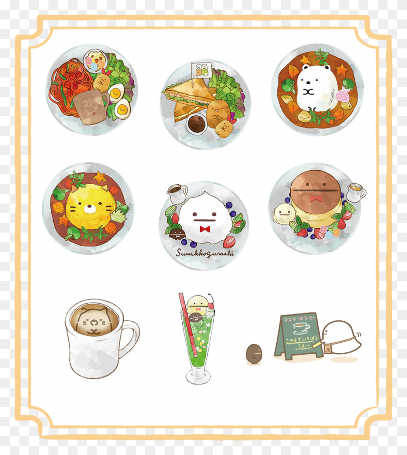 884x997 Find This Pin And More On Sumikko Gurashi By Perrybelle Drawing, Pottery, Porcelain HD PNG Download