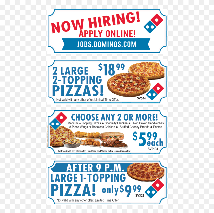 476x776 Find Up To 50 Off Dominos Pizza Coupons Online Promo Domino39s Pizza, Advertisement, Poster, Flyer HD PNG Download