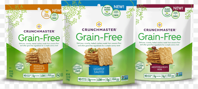 Find Your Goodness Without Grain Crunchmaster Grain Crackers, Advertisement, Poster, Bread, Cracker PNG
