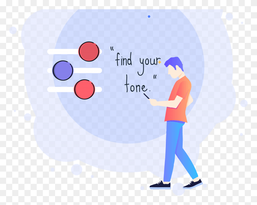 3951x3088 Find Your Unique Tone Illustration, Person, Human, White Board HD PNG Download