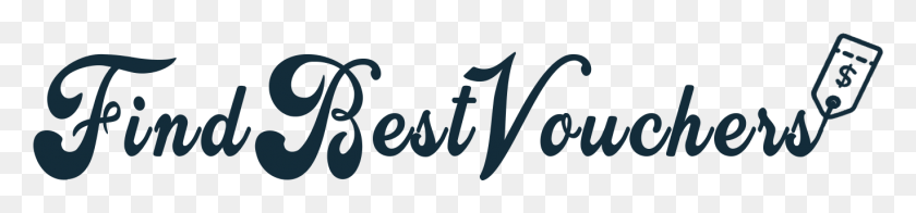 1368x239 Findbestvouchers Logo Caligrafía, Texto, Escritura A Mano, Alfabeto Hd Png