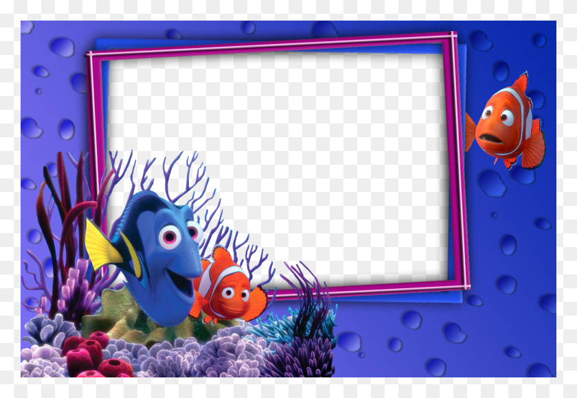 1350x900 Finding Nemo Frames For Photoshop Finding Nemo Images Free, Fish, Animal, Sea HD PNG Download