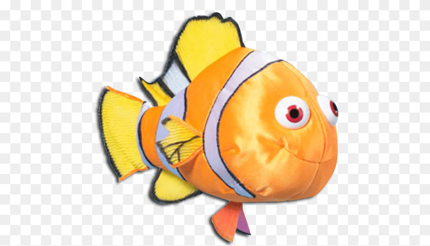 500x481 Finding Nemo Stuffed Animal Talking Clownfish, Sea Life, Fish, Amphiprion Clipart PNG