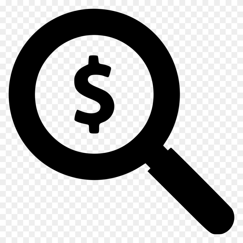 980x980 Finds Search Dollar Find Funding Svg Icon Free Funding Icon, Magnifying, Hammer, Tool HD PNG Download
