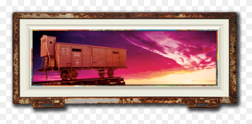 934x425 Fine Art Photo Of Holocaust Memorial In Jerusalem Flat Panel Display, Shipping Container, Transportation, Vehicle HD PNG Download