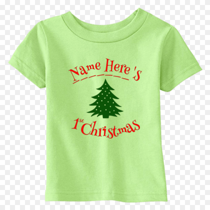 1122x1122 Fine Jersey Infant T Shirt Christmas Tree, T-shirt, Clothing, Apparel HD PNG Download