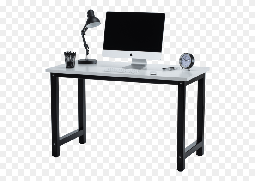 543x538 Fineboard Stylish Home Office Computer Desk Writing Desk, Table, Furniture, Electronics HD PNG Download