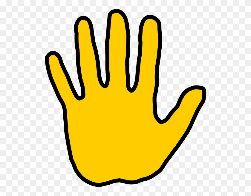 540x594 Finger Clipart High Five, Clothing, Apparel, Glove HD PNG Download