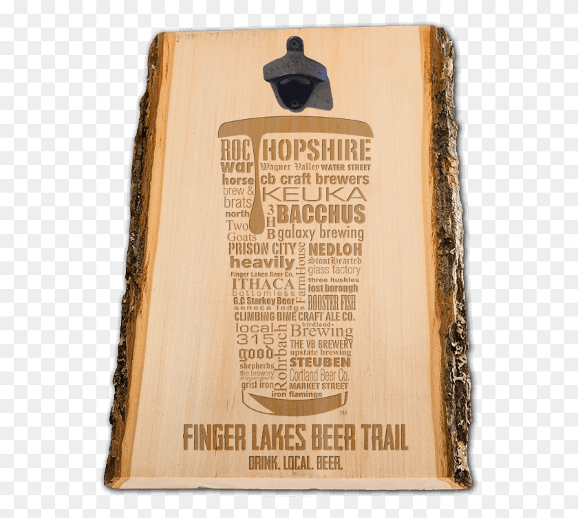 550x693 Finger Lakes State Craft Beer Laser Engraved Custom Zen Bikes, Book, Label, Text HD PNG Download