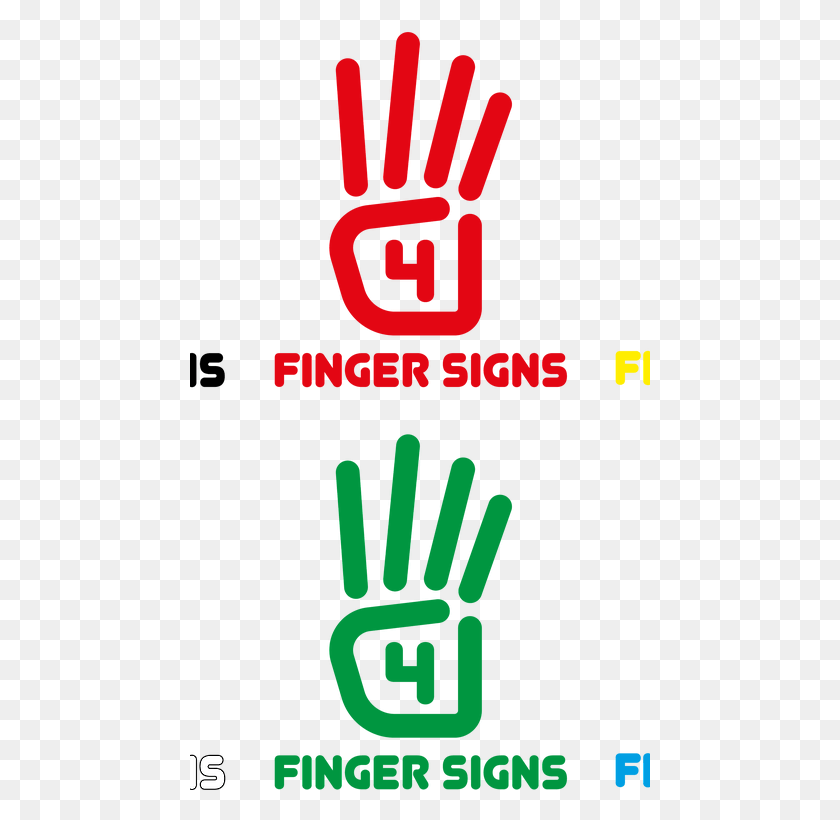 460x760 Finger Signs Solid Sign, Text, Hand, Symbol HD PNG Download