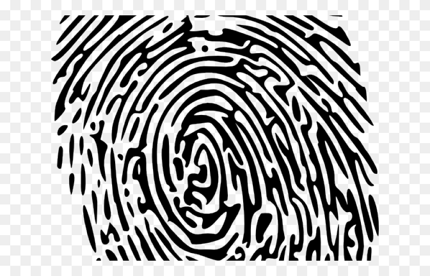 640x480 Fingerprint Clipart Svg Round Fingerprint, Text, Spider Web, Pattern HD PNG Download