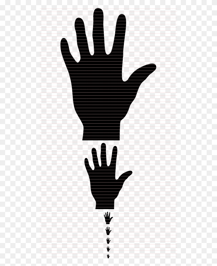 533x969 Fingers Icon On Behance Black Hand, Home Decor, Texture, Wall HD PNG Download