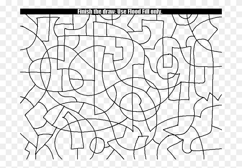700x525 Finish The Draw Line Art, Gray, Legend Of Zelda HD PNG Download