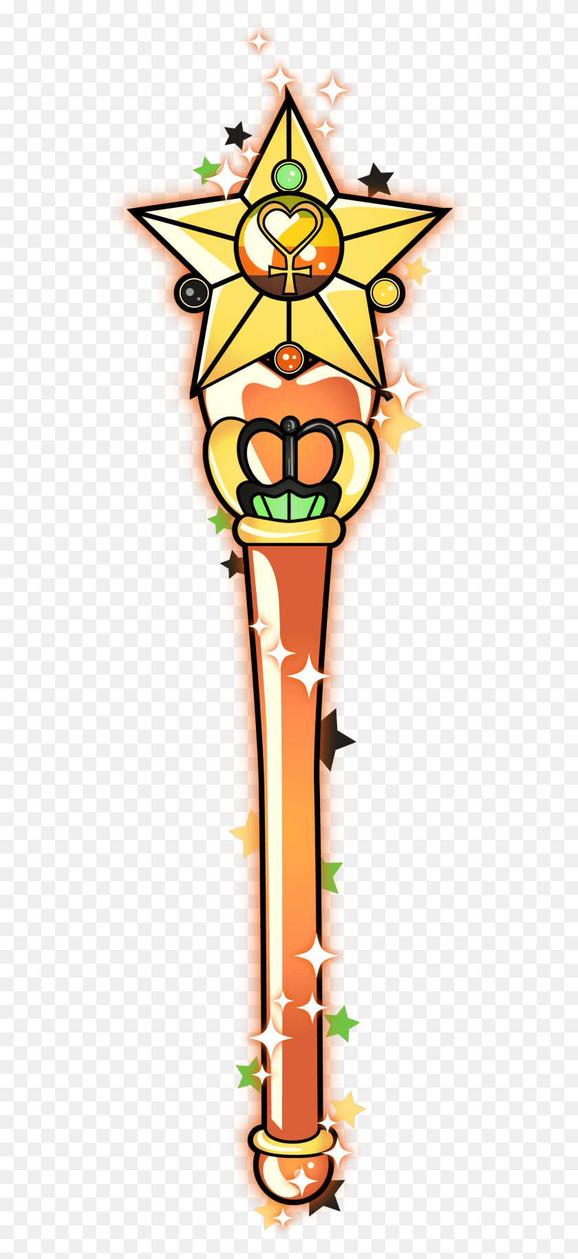 536x1769 Finished Some More Pride Wand Sailor Venus Scepter, Light, Lightbulb, Weapon HD PNG Download