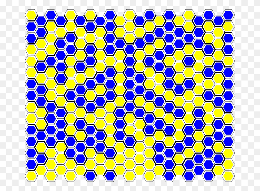 679x557 Finite Portion Of A Percolation Configuration On The, Honeycomb, Honey, Food HD PNG Download