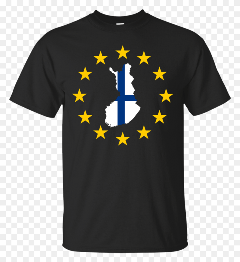 921x1014 Finland Map Inside European Union Eu Flag T Shirt Fake Gucci Shirts, Clothing, Apparel, T-shirt HD PNG Download